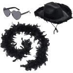 Chapeaux de cowboy pour enterrement noirs look fashion 