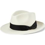 Chapeaux de paille blanc crème en paille Taille L pour femme 
