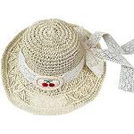 Chapeaux de paille beiges nude en paille look fashion pour bébé de la boutique en ligne Amazon.fr 