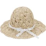 Chapeaux de paille beiges nude en paille Taille 18 mois look fashion pour fille de la boutique en ligne Amazon.fr 