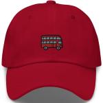 Casquettes de baseball en coton à motif bus look fashion 