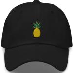 Chapeau De Papa Unisexe Brodé Fruits D'ananas, Fait À La Main, Cadeau Casquette Baseball Réglable