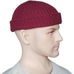 Chapeaux rouge bordeaux oeko-tex éco-responsable pour homme 