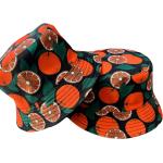 Chapeaux bob orange en coton 58 cm Tailles uniques look fashion pour femme 