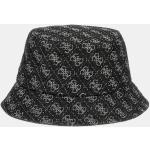 Chapeaux Guess noirs à logo en coton lavable en machine 