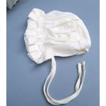 Chapeaux blancs à volants Taille 1 mois look vintage pour bébé de la boutique en ligne Rakuten.com 