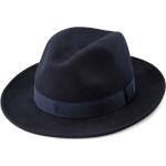 Chapeaux Fedora Fawler bleues foncé look vintage pour homme 