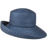 Chapeaux cloches Seeberger bleus en paille Tailles uniques look fashion pour femme 