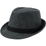 Chapeaux en feutre d'automne gris en feutre Pays 58 cm Taille 3 XL look fashion pour femme 