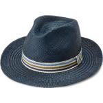 Chapeaux Fedora de printemps Fawler bleu marine à rayures Pays pour homme 