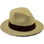 Chapeaux de paille marron en paille Pays 60 cm Taille XXL look fashion pour homme 