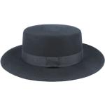 Chapeaux en feutre noirs en feutre 59 cm Taille L classiques pour femme 