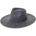 Chapeaux Fedora gris anthracite en feutre Pays vegan 57 cm Taille L look fashion pour homme 