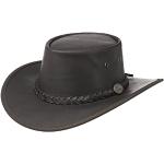 Chapeaux de cowboy Barmah marron en cuir Pays 58 cm Taille XL look fashion pour homme 