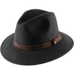 Chapeaux Fedora Classic Italia noirs en laine Taille S pour femme en solde 