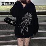 Manteaux gothiques en fibre synthétique à capuche Taille XXL look gothique pour femme 