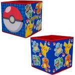 Character World Boîtes de rangement Pokémon sous licence officielle | Lot de 2 cubes de rangement pliables motif Hello | Parfait pour organiser une chambre d'enfant, une salle de jeux pour enfants