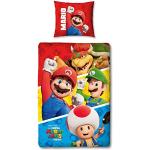 Housses de couette Character World multicolores en polycoton Nintendo Mario 80x80 cm pour enfant 