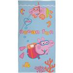 Draps de plage Character World multicolores en coton Peppa Pig 70x140 pour enfant 