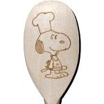 Cuillères en bois marron en bois Snoopy Charlie Brown 