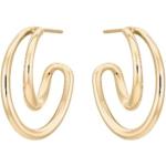 Boucles d'oreilles Charlotte Chesnais en or en argent 18 carats look fashion pour femme 
