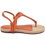Charlotte Olympia - Shoes > Sandals > Flat Sandals - Orange -