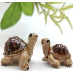 Figurines d'animaux en céramique à motif tortues 