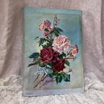 Tableaux roses shabby chic 