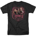 Charmed TV Show WB Girls Adult T Shirt Tee Black S