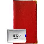 Porte-cartes bancaires Charmoni rouges look fashion 