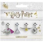 Charms gris en plaqué argent Harry Potter Le vif d'or en lot de 4 look fashion 