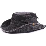 Chapeaux bob noirs en coton 59 cm look fashion pour homme 