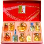 Eaux de parfum en lot de 10 format miniature en coffret pour femme 