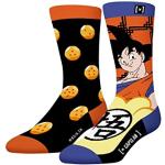 Chaussettes fantaisie orange Dragon Ball Son Goku Pointure 39 classiques pour homme en promo 