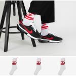 Chaussettes Nike blanches à rayures à motifs Pointure 46 pour femme 