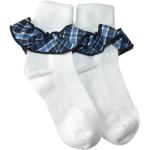 Socquettes bleu marine à volants Taille 7 ans pour fille de la boutique en ligne Etsy.com 