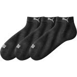 Socquettes Puma noires en coton en lot de 3 Tailles uniques pour homme 