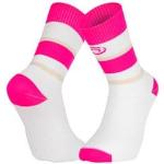 Chaussettes BV Sport blanches en microfibre de running made in France Pointure 39 