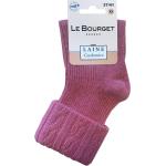 Chaussettes coton laine mélangés, revers torsadés - 37/41 - Rose - Le Bourget