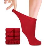 Chaussettes hautes rouges en lycra en lot de 4 Pointure 39 look fashion pour femme 