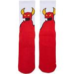 Chaussettes skate TOY MACHINE Sketchy Monster Crew Rouge