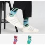Chaussures montantes adidas Originals roses à motif tie-dye Pointure 39 pour homme en promo 