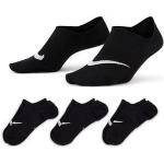 Chaussettes Nike noires en fil filet à motifs en lot de 3 Pointure 39 pour homme en promo 
