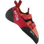 Chaussures de salle Red Chili rouges en fil filet pour pieds étroits à scratchs Pointure 38 look fashion 