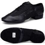 Chaussures de tango noires en cuir synthétique respirantes Pointure 36 look fashion pour femme 
