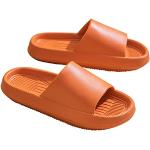 Sandales plates orange à clous respirantes à bouts ouverts à lacets Pointure 41 plus size look sexy pour femme 