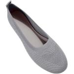 Chaussures casual grises en caoutchouc à motif requins à bouts pointus Pointure 37 look casual pour femme 