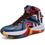 Chaussures de basketball  multicolores respirantes Pointure 39 look fashion pour enfant en promo 