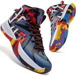 Chaussures de basketball  multicolores Pointure 37 look fashion pour enfant en promo 
