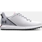 Chaussures de golf Under Armour HOVR blanches en microfibre légères pour pieds larges pour homme 